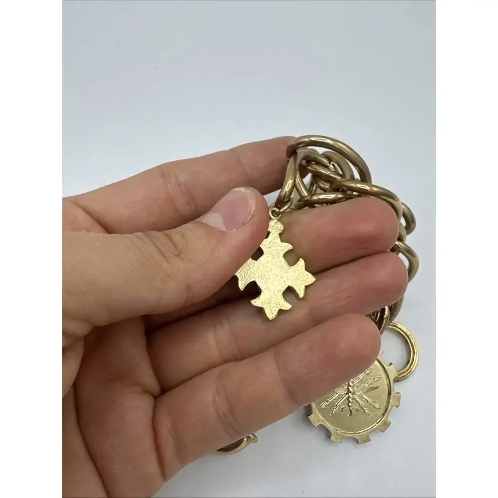 Miss Tina Taste of Couture Gold Bracelet with TM Circular Monogram